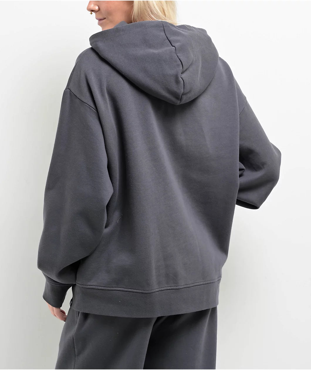 Broken Promises Beware Grey Rhinestone Tracksuit